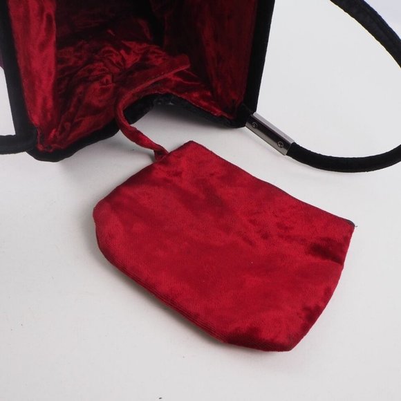 Salvatore Ferragamo By color Handbag gray/purple Velor Women - Picture 2 of 12